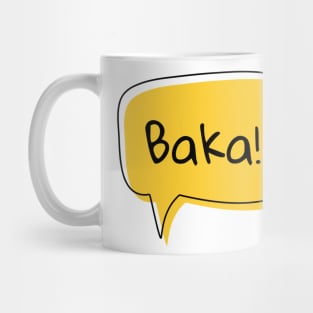 Anime Baka Text Cloud Mug